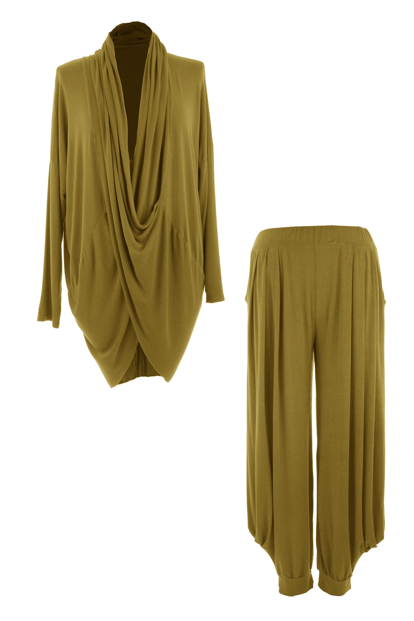 Crossover Tunic Trouser Set