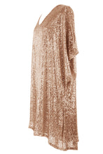 Load image into Gallery viewer, V Neck Sequin Dress
