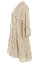 Load image into Gallery viewer, Broderie Anglaise Tiered Tunic
