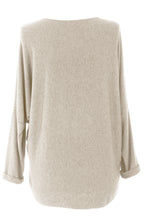 Load image into Gallery viewer, Sequin Heart Soft Knit Jumper
