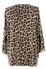 Load image into Gallery viewer, V Neck Leopard Print Wool Jumper
