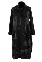 Load image into Gallery viewer, Splash Print Cowl Neck Dress
