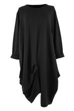 Load image into Gallery viewer, Pleat Rushed Detail Midi Dress
