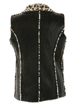 Load image into Gallery viewer, Faux Suede Leopard Gilet
