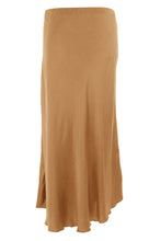 Load image into Gallery viewer, Bias Cut Silk Satin Midi Skirt
