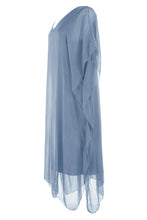 Load image into Gallery viewer, Batwing Silk Kaftan Midi
