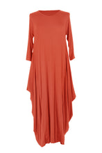 Load image into Gallery viewer, 3/4 Sleeve Draped Dress
