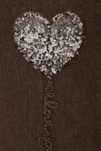 Load image into Gallery viewer, Sequin Heart Soft Knit Jumper
