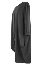 Load image into Gallery viewer, Pleat Rushed Detail Midi Dress
