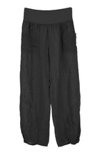 Load image into Gallery viewer, Ruched Ankle Linen Trouser
