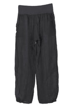 Load image into Gallery viewer, Ruched Ankle Linen Trouser
