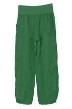 Load image into Gallery viewer, Ruched Ankle Linen Trouser
