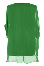 Load image into Gallery viewer, Sequin Hem Silk Top
