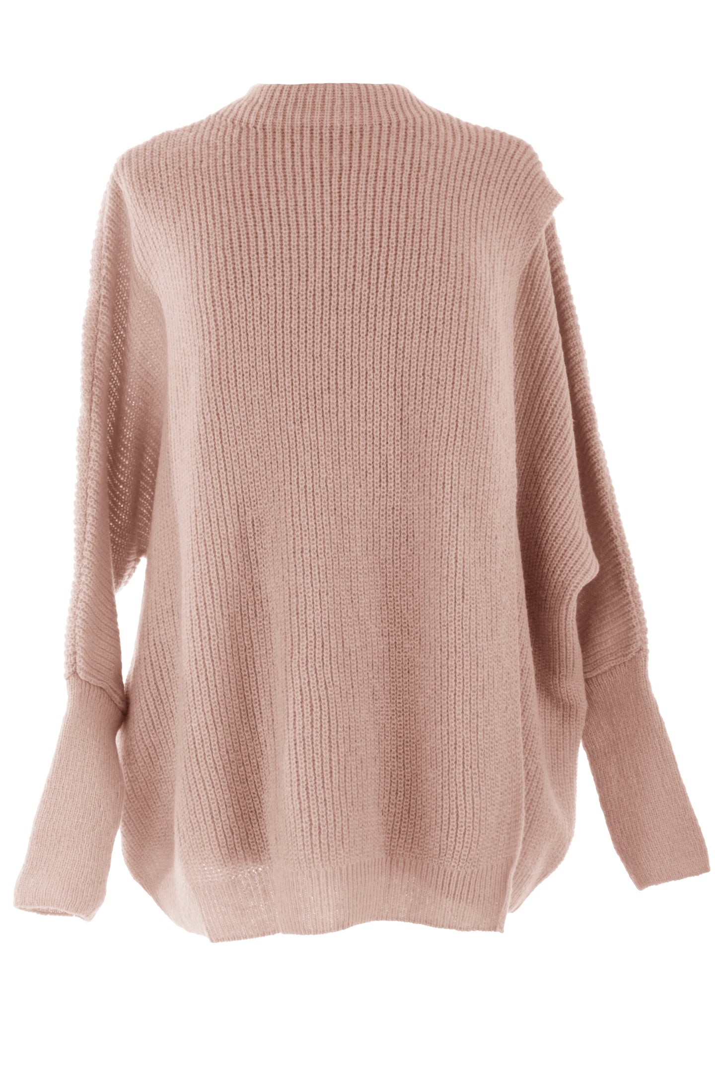 Funnel Neck Flap Front Jumper