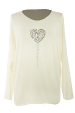 Load image into Gallery viewer, Sequin Heart Soft Knit Jumper
