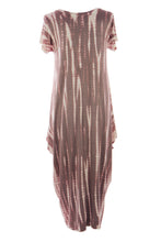 Load image into Gallery viewer, Cap Sleeve Abstract Tie Dye Midi
