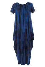 Load image into Gallery viewer, Cap Sleeve Abstract Tie Dye Midi
