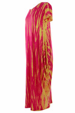 Load image into Gallery viewer, Cap Sleeve Abstract Tie Dye Midi
