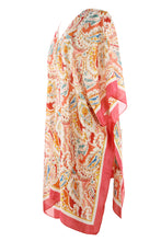 Load image into Gallery viewer, Border Paisley Print Silk Kaftan
