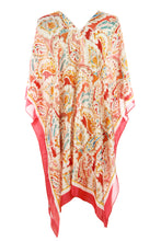 Load image into Gallery viewer, Border Paisley Print Silk Kaftan
