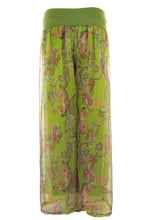 Load image into Gallery viewer, Paisley Print Chiffon Trouser
