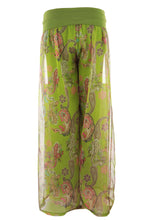 Load image into Gallery viewer, Paisley Print Chiffon Trouser
