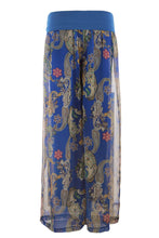 Load image into Gallery viewer, Paisley Print Chiffon Trouser
