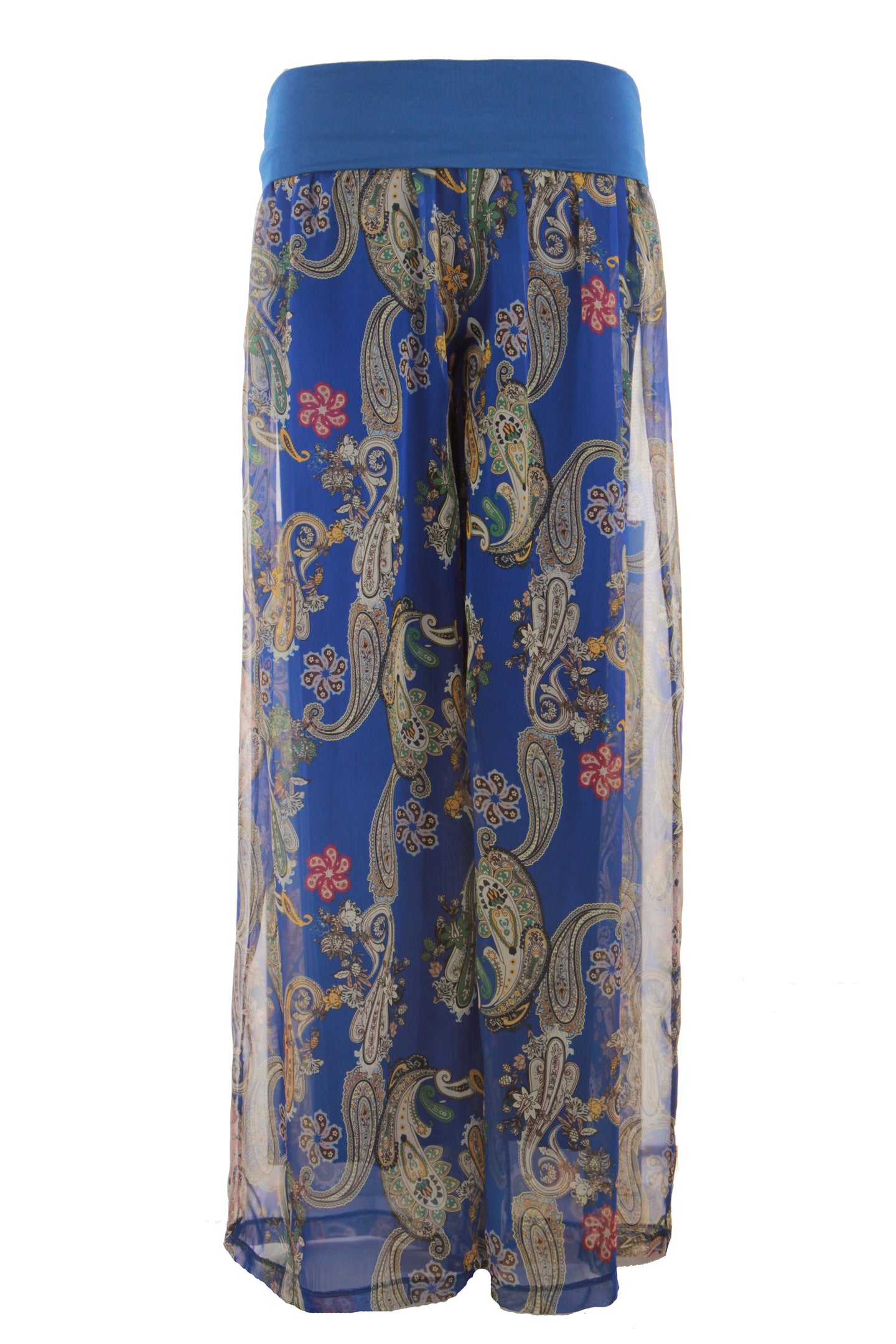 Paisley Print Chiffon Trouser