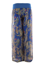 Load image into Gallery viewer, Paisley Print Chiffon Trouser
