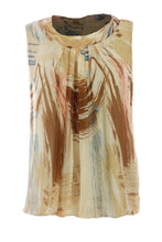 Load image into Gallery viewer, Printed Puffball Silk Vest
