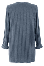 Load image into Gallery viewer, Ribbed Fine Knit Necklace Jumper
