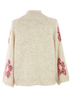 Load image into Gallery viewer, Flower Pattern Wool Knit Jumper
