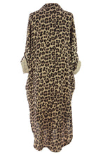 Load image into Gallery viewer, Leopard Print Cheesecloth Midi
