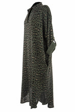 Load image into Gallery viewer, Leopard Print Cheesecloth Midi
