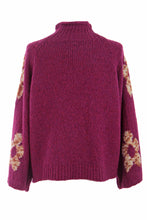 Load image into Gallery viewer, Flower Pattern Wool Knit Jumper
