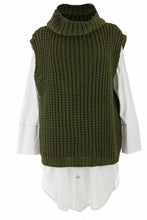 Load image into Gallery viewer, Sleeveless Roll Neck Jumper
