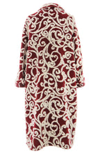 Load image into Gallery viewer, Swirl Pattern Wool Coat
