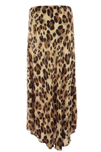 Load image into Gallery viewer, Leopard Print Silk Skirt
