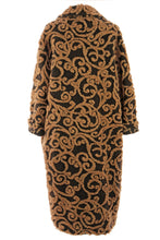 Load image into Gallery viewer, Swirl Pattern Wool Coat
