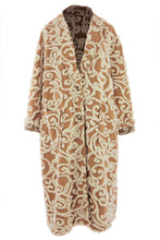 Load image into Gallery viewer, Swirl Pattern Wool Coat
