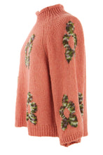 Load image into Gallery viewer, Flower Pattern Wool Knit Jumper
