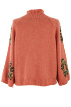 Load image into Gallery viewer, Flower Pattern Wool Knit Jumper
