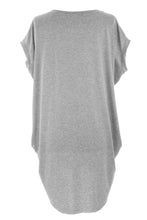 Load image into Gallery viewer, Silver Foil Heart Tunic Top
