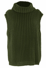 Load image into Gallery viewer, Sleeveless Roll Neck Jumper
