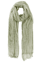 Load image into Gallery viewer, Stripe Crinkle Scarf
