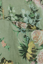 Load image into Gallery viewer, Floral Linen Dungaree
