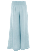 Load image into Gallery viewer, Elasticated Wide Leg Linen Trouser
