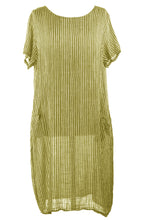 Load image into Gallery viewer, 2 Pocket Stripe Dress
