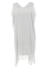 Load image into Gallery viewer, Batwing Silk Kaftan Midi
