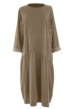 Load image into Gallery viewer, Pleat Panel Detail Corduroy Midi
